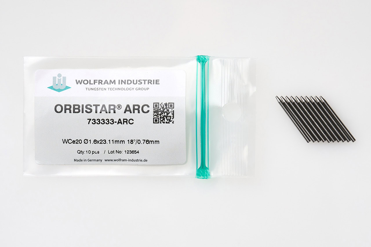 Wolfram Industrie Orbistar Schweisselektroden